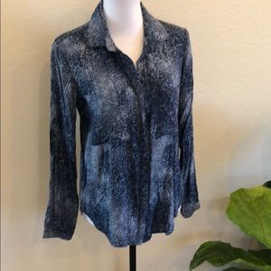 Anthropologie Cloth & Stone Rayon Stars Top